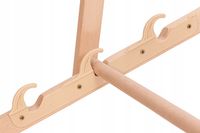 Leżak drewniany z podłokietnikami M1 Melange ogrodowy San-Drew TPM1