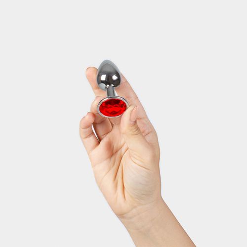 red jewelled metal butt plug na Arena.pl