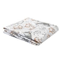 Prześcieradło z gumką na materace do łóżeczek dziecięcych 140x70 zwierzęta