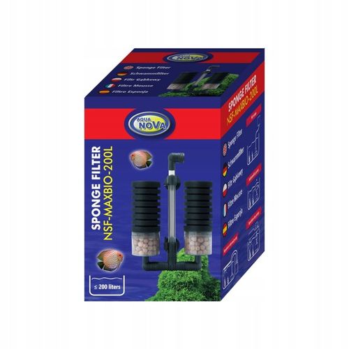 Aqua Nova Filtr gąbkowy na napowietrzacz Dwukomorowy z wkładem na Arena.pl