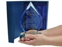 Szklana statuetka "Glass Diamond" - 0070 (DZIEŃ MATKI)