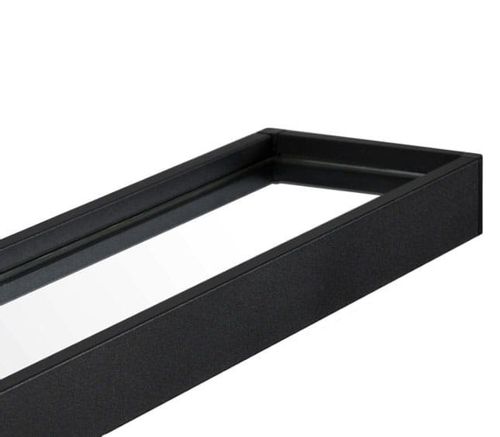 Lustro z półką 70cm czarne na Arena.pl