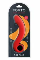 forto f-19 plug red silikonowy ergonomiczny z uchwytem 10,2 cm