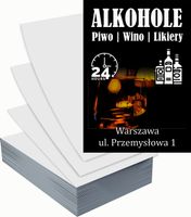Ulotki A5 reklamowe firmowe 5000szt wiele różnych wzorów HURTOWNIA ALKOHOLI