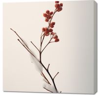 Obraz 90x90cm Subtelna Siła Zimy