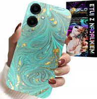 ETUI DO SAMSUNG GALAXY A06 5G - MARMURKOWE WZORY + SZKŁO HARTOWANE