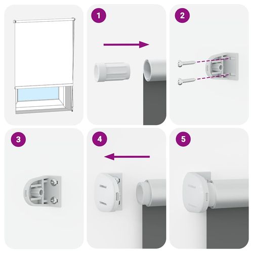 Roleta zaciemniająca 70x230 cm Szerokość tkaniny 65,7 cm na Arena.pl