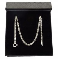 ŁAŃCUSZEK SREBRNY 925 MONALIZA 45 CM PREZENT