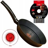 Patelnia Berretti FENOMENO WYSOKIE ŚCIANKI 20 cm non-stick czarna