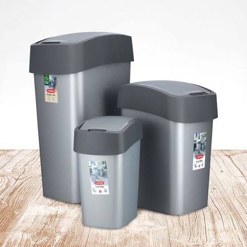 CURVER KOSZ NA ŚMIECI POJEMNIK 25 L GRAFITOWY na Arena.pl