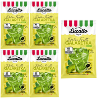 Lucatto Galaretka o smaku kiwi bez cukru 30 g x 5 sztuk