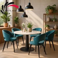 Krzesło Tapicerowane KL-1 Turkus Casablanca 2313