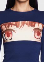 Bluzka z długim rękawem w stylu anime 36