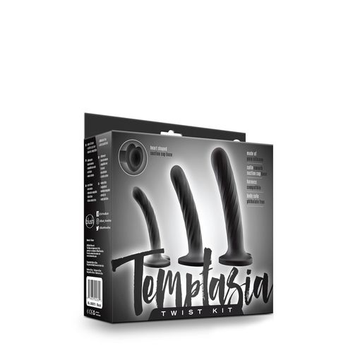 Dildo Blush Temptasia Czarny 3 Części na Arena.pl
