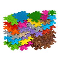 WOOPIE Mata Sensoryczna Ortopedyczna Royal Puzzle 26 el. + 4 małe