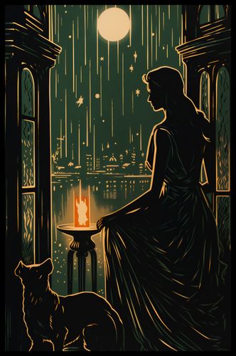 Plakat 53x81cm Nocne Szeptanie na Arena.pl