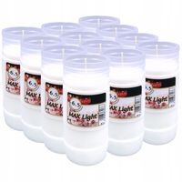ZNICZE PARAFINOWE WKŁADY 6-7 DNI MAX LIGHT 12 SZT