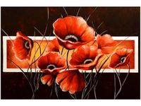 60X40CM MOC MAKÓW OBRAZ