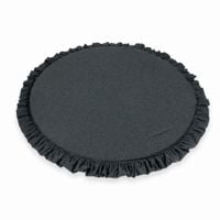 Mata do zabawy 100cm dla Dziecka okrągła z falbanką, Grafitowy