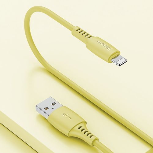 Kabel Lightning USB Baseus Colourful 1.2m 2.4A (żółty) na Arena.pl