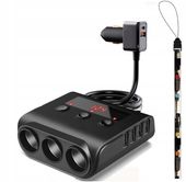 M.Tacho Rozgałęźnik/Rozdzielacz USB 12/24V|4 x USB|3 x zaplnicz|1 x QUICK