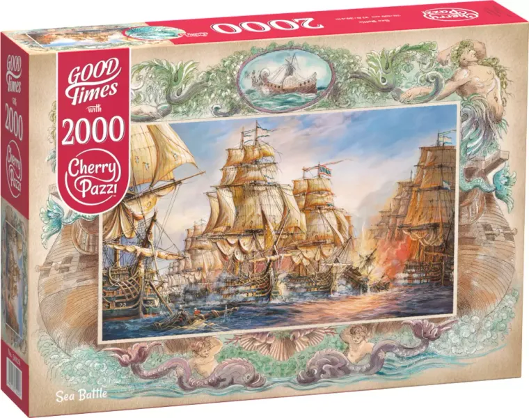 Puzzle 2000 elementów. Bitwa morska 50026 zdjęcie 1