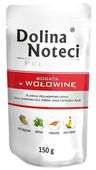 Zdrowa karma dla psa z dużą zawartością mięsa - Dolina Noteci Wołowina 150g