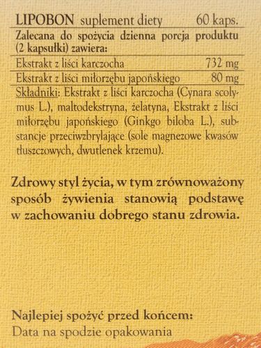 Lipobon - Bonimed - 60kaps na Arena.pl
