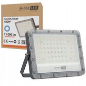 Halogen Naświetlacz Lampa LED 100W 11000 lm IP65 SUPER MOCNY 6000K