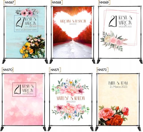 Tło do zdjęć ŚCIANKA z imieniem 18 25 30 urodziny na Arena.pl