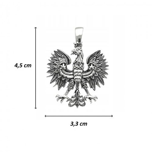 SREBRNA ZAWIESZKA ORZEŁ DUŻY PRÓBA 925 PREZENT na Arena.pl