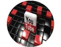 Opłatek na tort You Tube