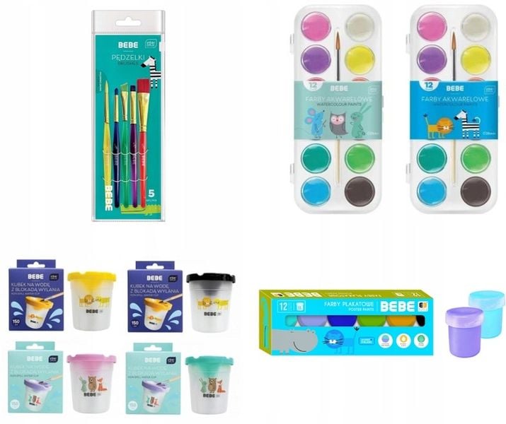 duża WYPRAWKA SZKOLNA ZESTAW DLA KLAS 1-3 Interdruk, 22 elementów 1 GRATIS zdjęcie 2