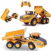 ZDALNIE STEROWANY SAMOCHÓD AUTO RC PILOT WYWROTKA CIĘŻARÓWKA VOLVO METAL