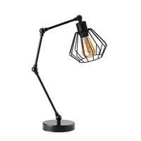Loftowa lampka nocna z metalowym kloszem AMPARA LOFT