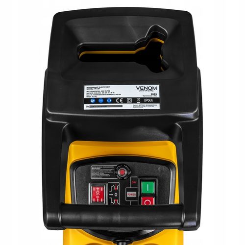 ELEKTRYCZNY ROZDRABNIACZ VENOM RĘBAK DO GAŁĘZI PRO MOCNY SILNIK 2X na Arena.pl