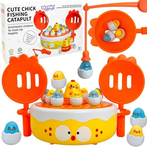 WOOPIE Gra Zręcznościowa Łowienie Kurczaczków 4w1 Katapulta na Arena.pl