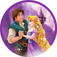 Opłatek na tort Roszpunka Księżniczka Postać