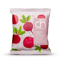 Crispy Natural Burak czerwony suszony plasterki z solą morską 18g
