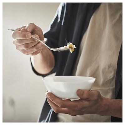 ZESTAW MISECZEK OFTAST 15 cm komplet 12 szt białe szkło hartowane na Arena.pl