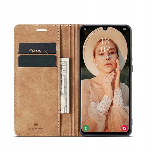 Spacecase Wallet Galaxy A35 5G Light Brown na Arena.pl