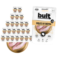 BULT mokra karma dla psa Indyk saszetka 24x500g