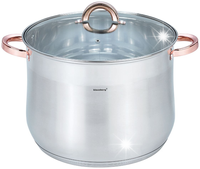 Garnek 16 L GASTRONOMICZNY DUŻY INDUKCJA GAZ ROSE GOLD KLAUSBERG