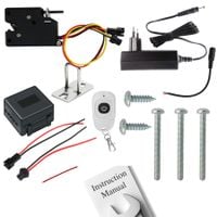 Zestaw zamek zdalnie sterowany do lodówki lub szafki z zasilaniem kompletny