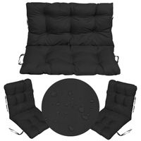 PODUSZKI NA MEBLE OGRODOWE rattanowe 2x poduszka NA KRZESŁA +ŁAWKA 100 cz