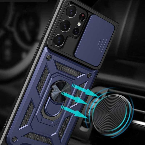 Spacecase Camring Galaxy S22 Ultra Blue zdjęcie 4