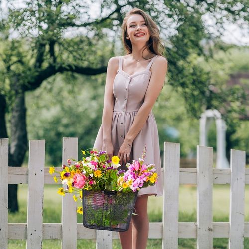 KOSZYK KOSZ METALOWY ROWEROWY NA ROWER PRZEDNI Z UCHWYTEM CLICK CZARNY DUŻY na Arena.pl