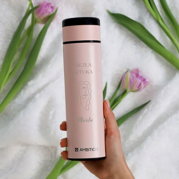 Butelka termiczna dla niej 420ml GRAWER PREZENT upominek dla PANNY MŁODEJ zdjęcie 11