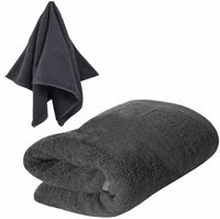 Ręcznik Frotte Kąpielowy 140X70 Gruby Bawełniany Chłonny 500G Rimini Szary