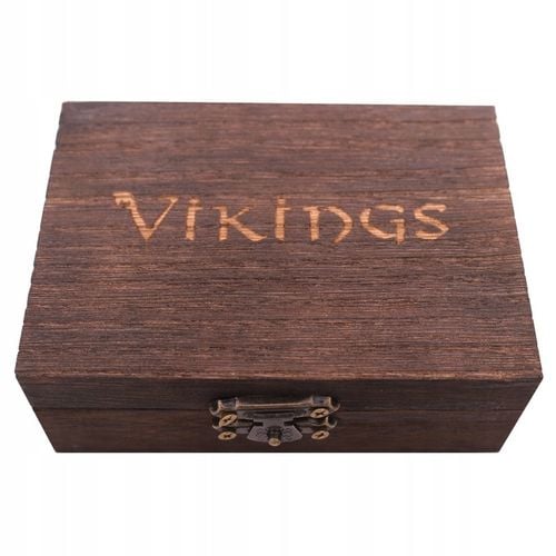 Bransoletka męska VIKING pudełko torebka prezentowa dla mężczyzny 21,5 cm na Arena.pl